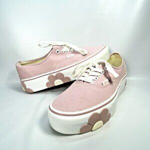 Vans Women's Stackform Sneakers Shoes with Lilac Oversized Flowers US Size 11